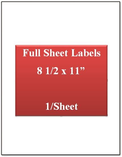 Laser/Inkjet Labels, Premium White, Very Strong Adhesive (8 1/2 x 11) 250 Sheets/Labels… - Select Office Supplies