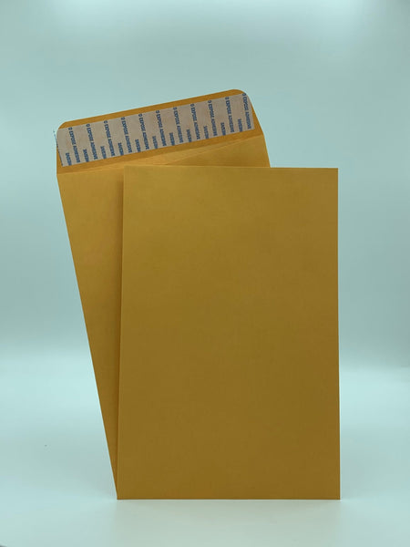 Minas Envelope 6" x 9" Catalog (Open End) Envelopes, Premium 24lb. Kraft, Peel & Seal Flap, 500/Box - Select Office Supplies