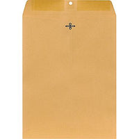 10" x 13" Clasp Catalog (Open End) Envelopes, Premium 28lb. Kraft, Gum Flap, 150/Box - Select Office Supplies