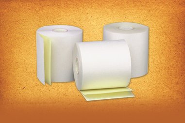 Cashier Depot 3" X 95' Carbonless 2-Ply White/Canary, 50 Rolls - Select Office Supplies