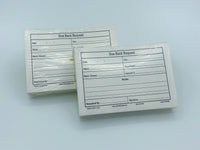 Cashier Depot Due Back Request, Carbonless, White / Canary 5 1/2" x 3 3/4", 500/Box - Select Office Supplies