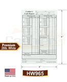 Cashier Depot HW965S Cashier's Cash Report Envelopes, 6" x 9",Open End, Premium 28lb White, Peel & Seal Flap, 500/Box