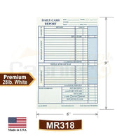 Cashier Depot MR318S Daily Cash Report Envelope, 6" x 9",Open End, Premium 28lb White, Peel & Seal Flap, 500/Box - Select Office Supplies