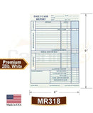 Cashier Depot MR318S Daily Cash Report Envelope, 6" x 9",Open End, Premium 28lb White, Peel & Seal Flap, 500/Box - Select Office Supplies