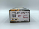 Cashier Depot "Welcome Guest" Keycard Sleeve, 2 3/8" X 3 1/2", Burgundy, 24lb., 500/Box - Select Office Supplies