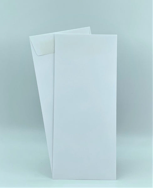 Minas Envelope #10 Policy (Open End) Envelope, 4 1/8 x 9 1/2, Premium 24lb. White, Gum Flap, 500/Box - Select Office Supplies