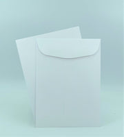 Minas Envelope 5 1/2" x 7 1/2" Catalog (Open End) Envelopes, Sturdy 24lb. White, Gum Flap, 500/Box - Select Office Supplies