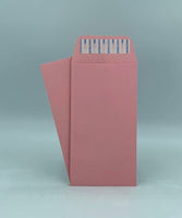 Minas Envelope #7 Coin Envelopes, 3-1/2" X 6-1/2", Pink, 24lb., Peel & Seal Flap, 50/Box - Select Office Supplies